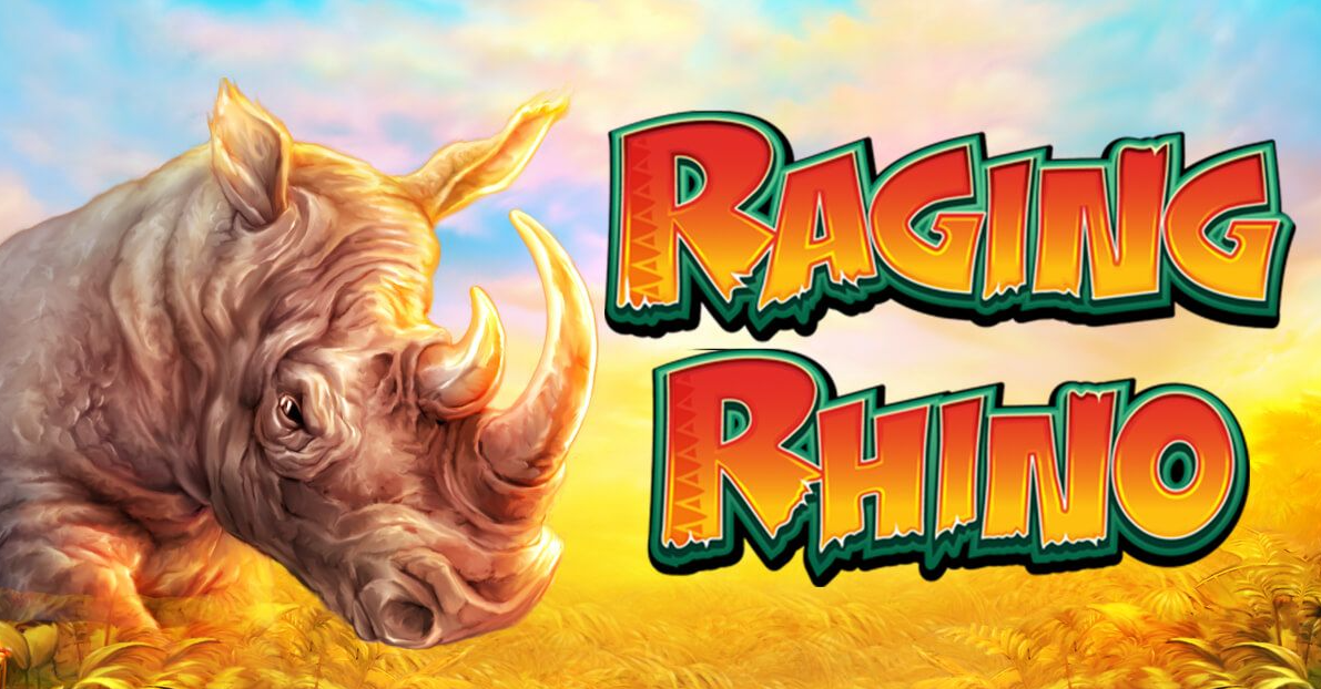 Raging Rhino Slot, cassino online, jogos de azar, WMS Gaming, jogabilidade, recursos especiais, vantagens competitivas